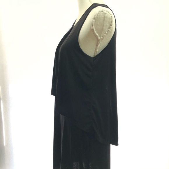 bcbg eneration black overlay dress size small - Picture 4 of 8